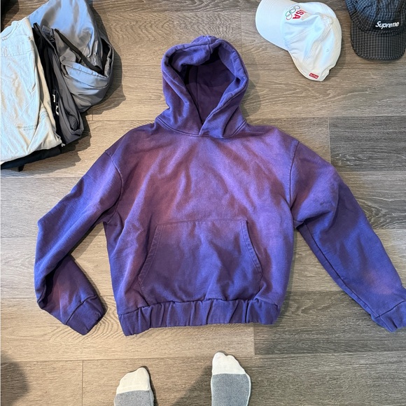 7th Earth Studios Sun faded Purple hoodie - Picture 1 of 1
